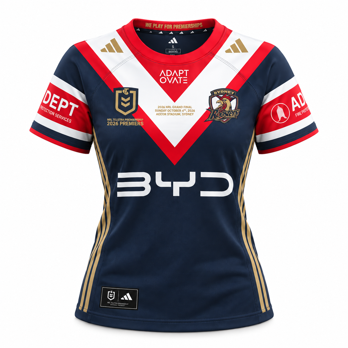 2026 Sydney Roosters Premiers Jersey - Womens (PREORDER - EXPECTED INSTORE EARLY DEC)