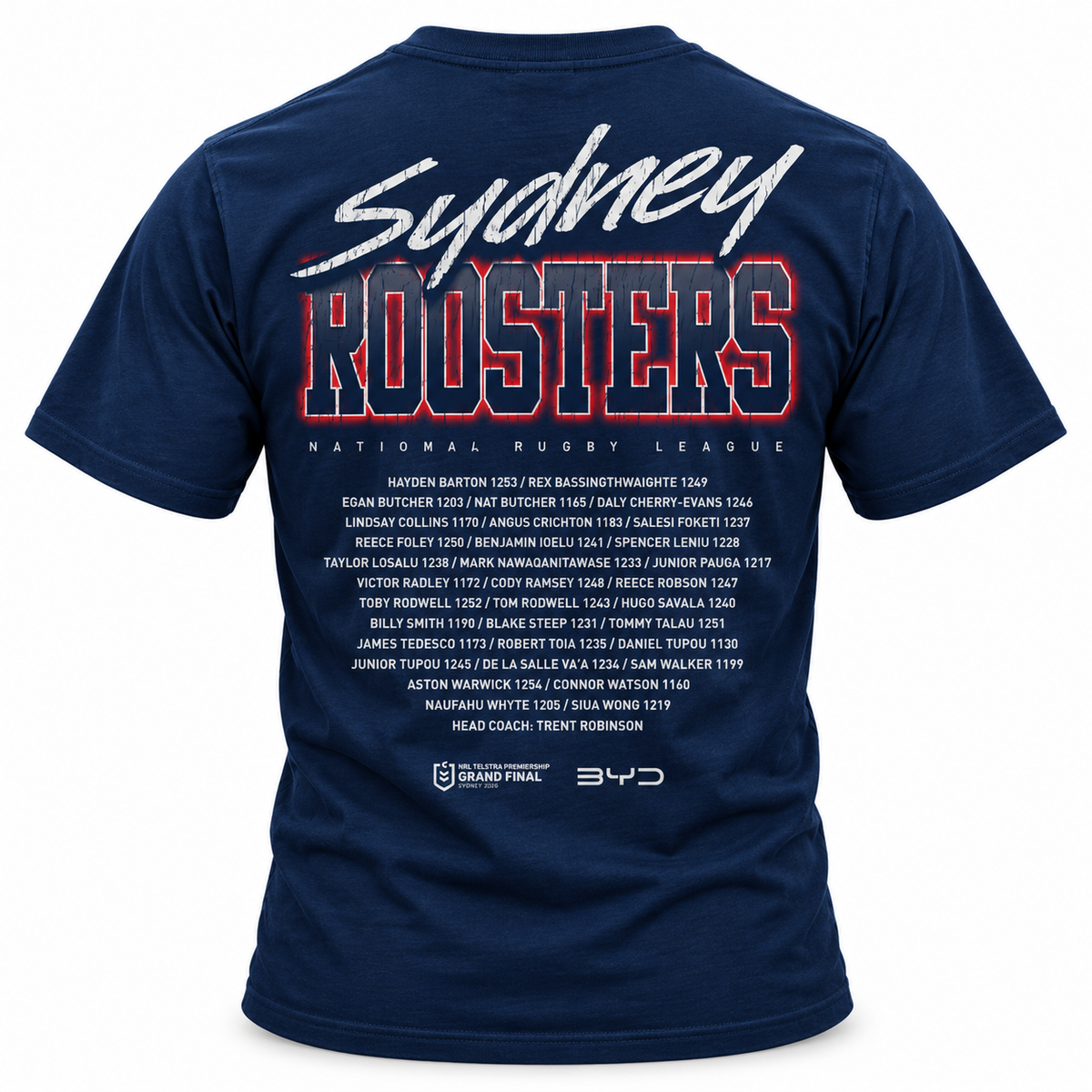 2026 Sydney Roosters Premiers Tee - Mens (Bleacher) (PREORDER - EXPECTED INSTORE EARLY DEC)