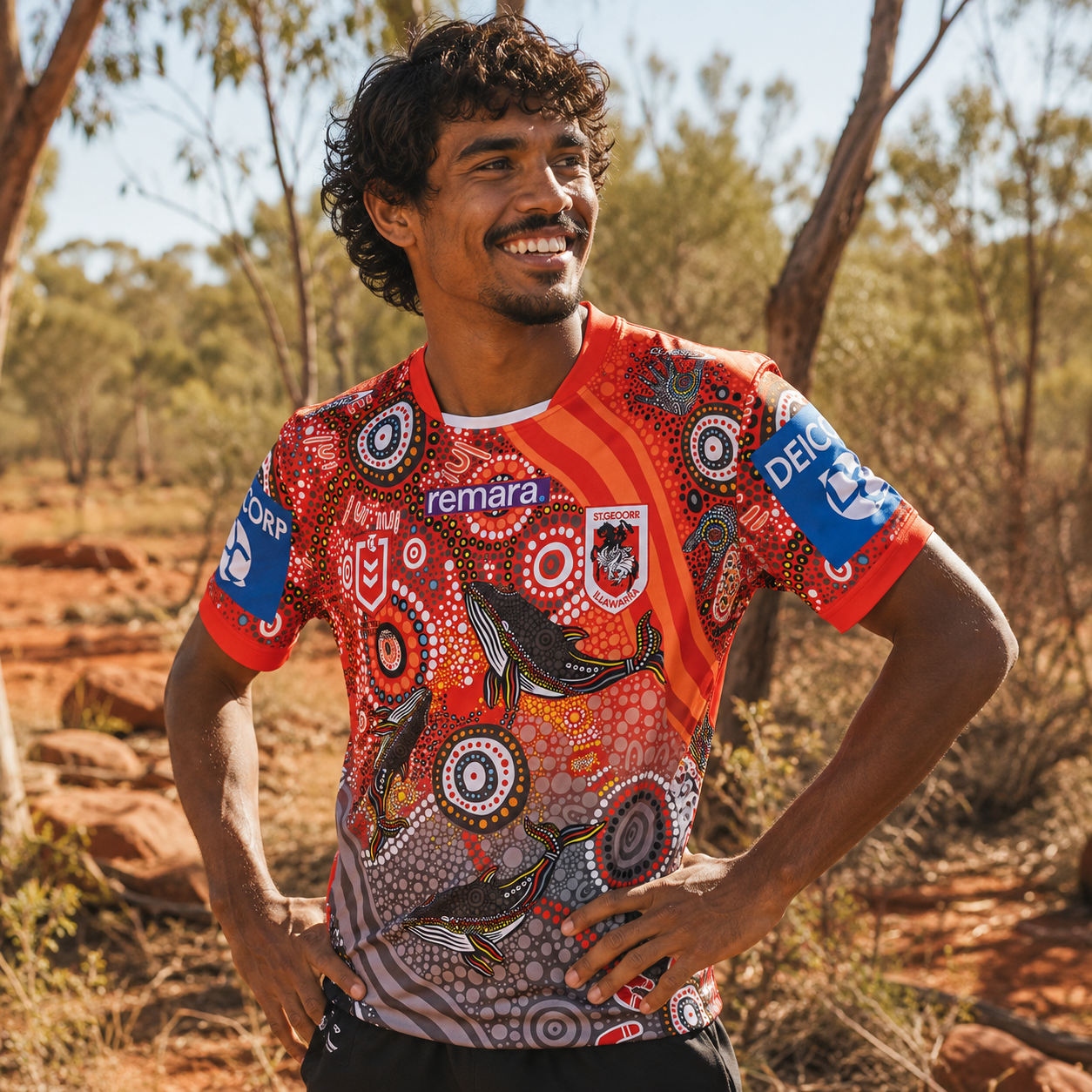 PREORDER: 2026 St George Illawarra Dragons Indigenous Jersey (Due in-store between 27/7/26 - 7/8/26)