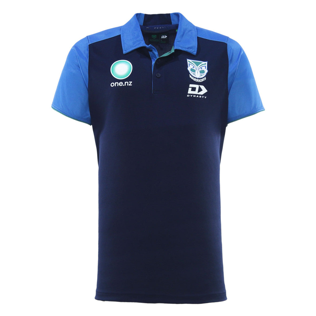 2026 New Zealand Warriors Media Polo (Navy)