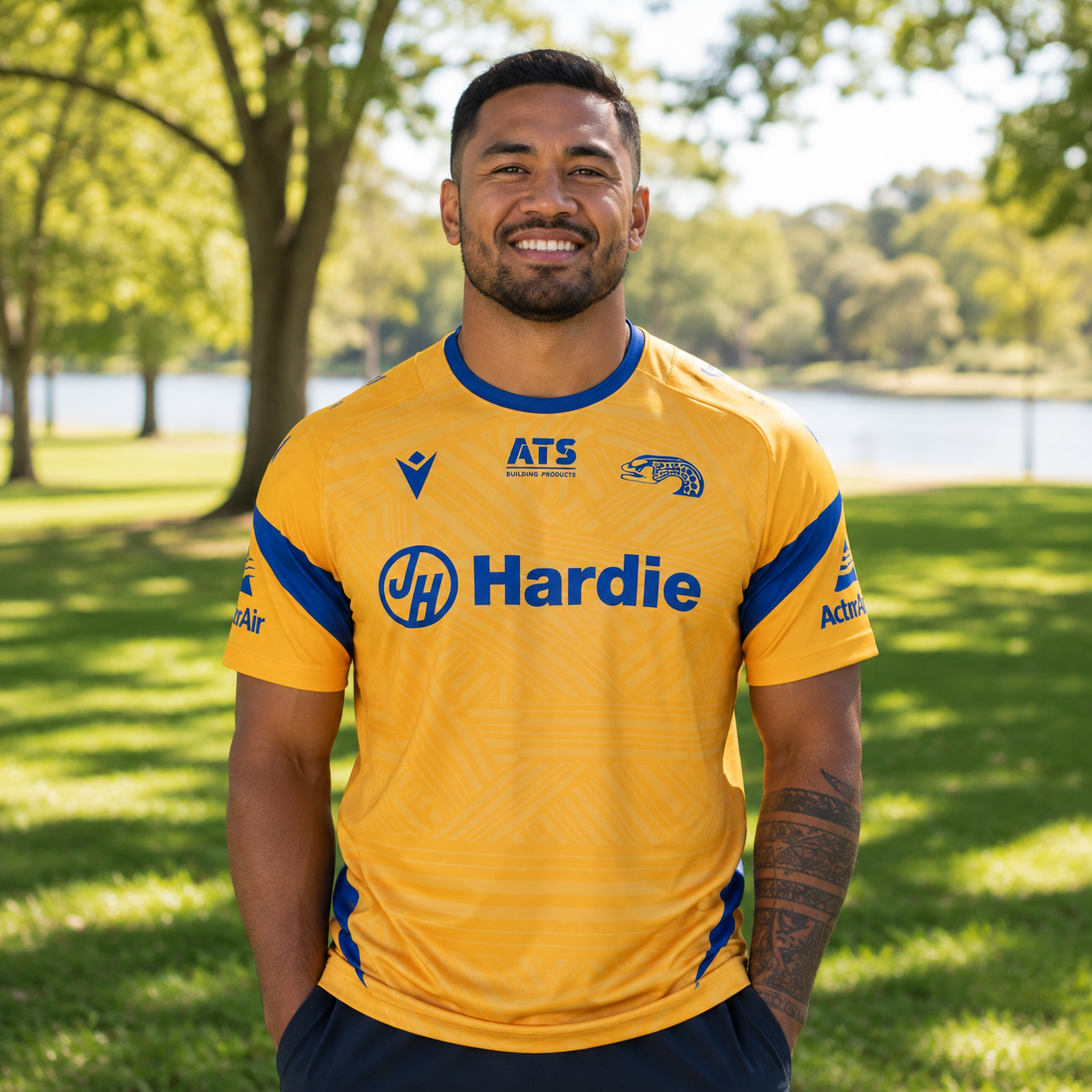 2026 Parramatta Eels Staff Training Shirt - Adults