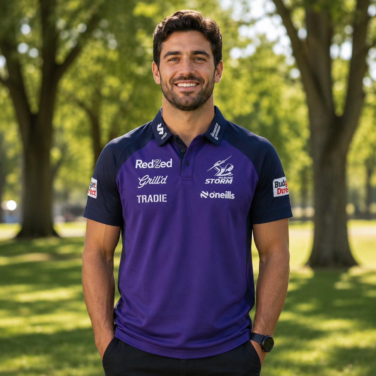 2026 Melbourne Storm Media Polo