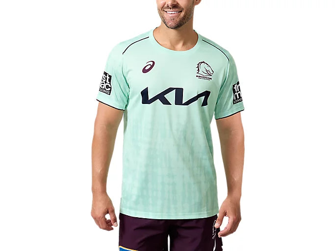 2025 Brisbane Broncos Training Tee (Mint) - Kids