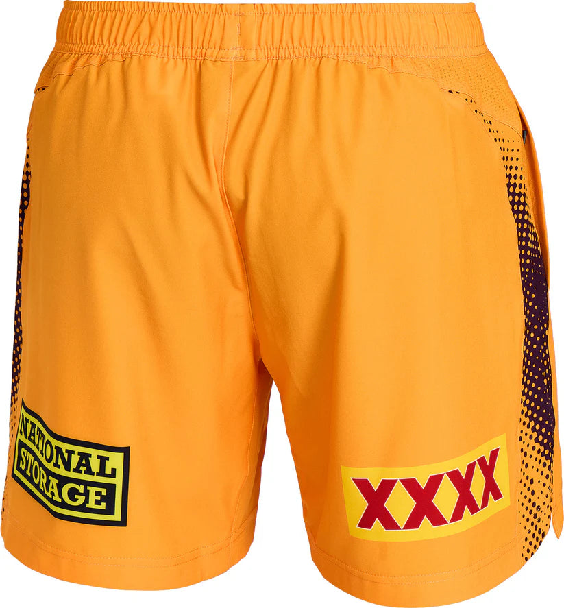 2026 Brisbane Broncos Training Shorts (Gold)