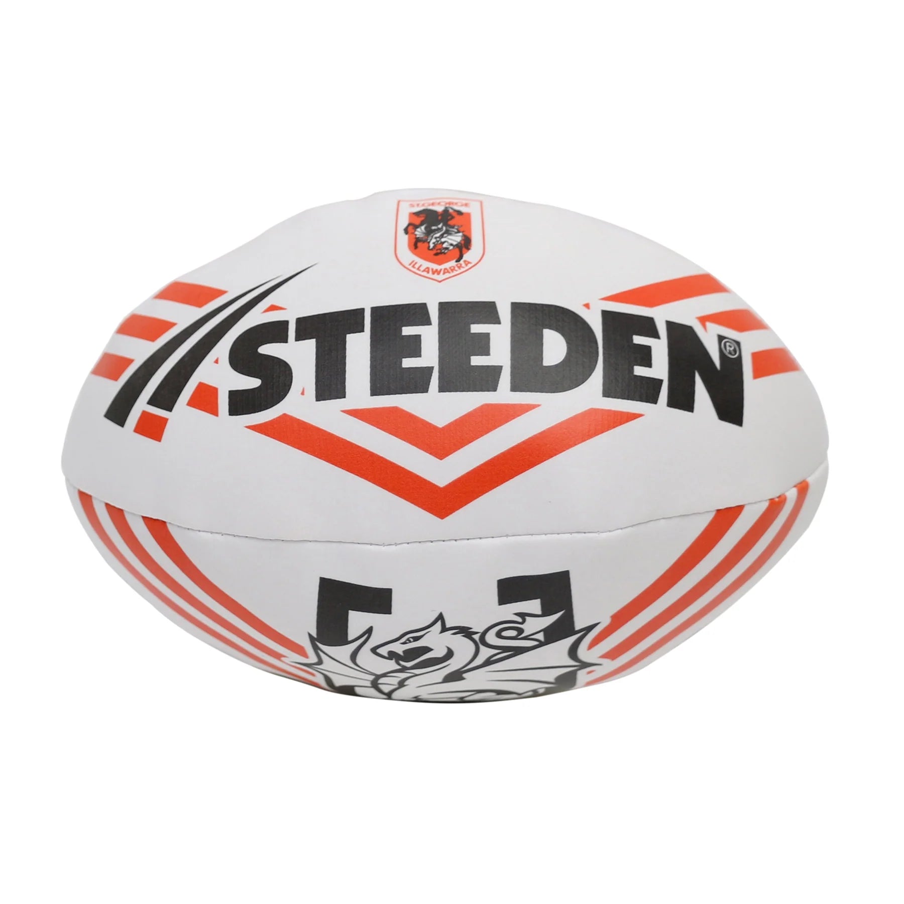 NRL Supporter Sponge Ball 6 inch - Dragons