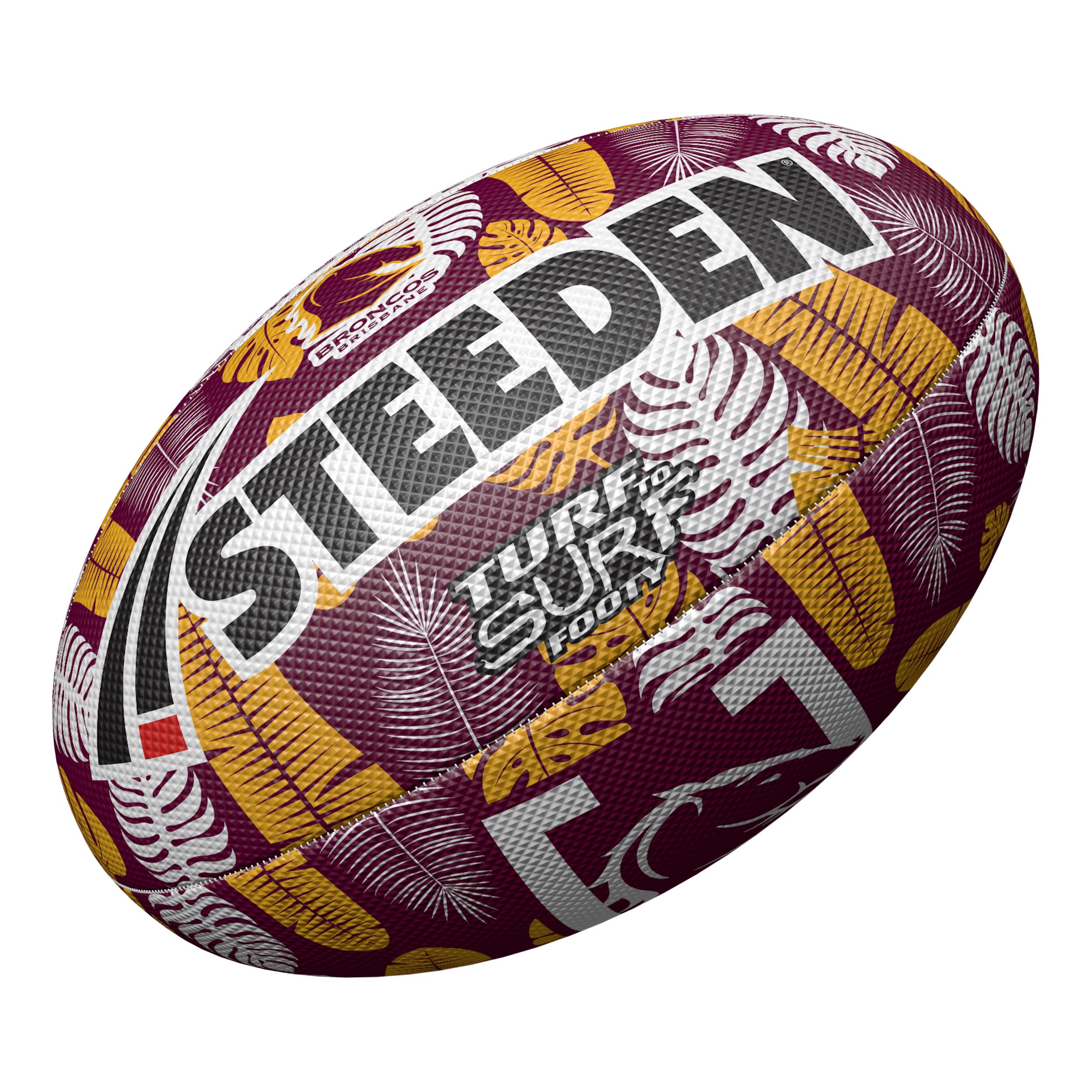 Brisbane Broncos Turf to Surf Ball (Size 3)