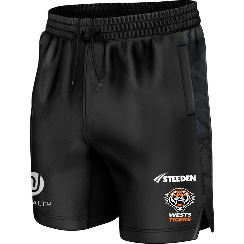 2025 Wests Tigers Training Gym Shorts