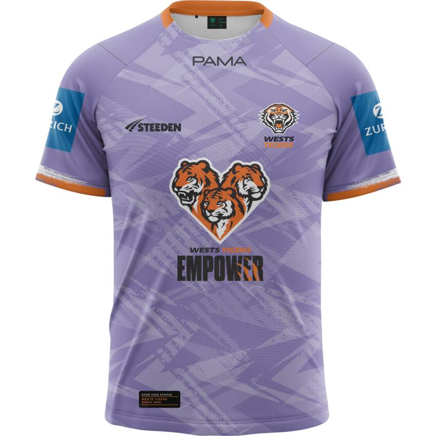 2025 Wests Tigers Coaches Tee (Purple)