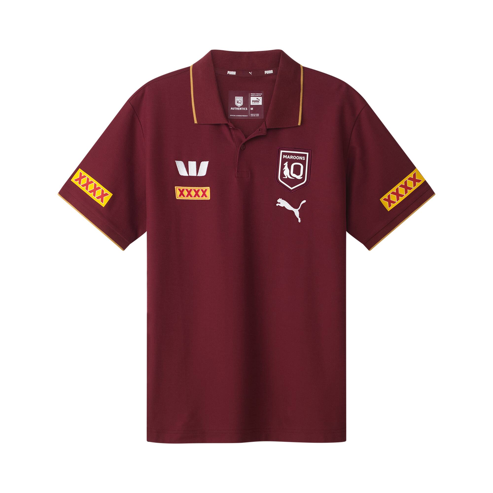 2026 QLD Maroons State of Origin Team Polo (Maroon)