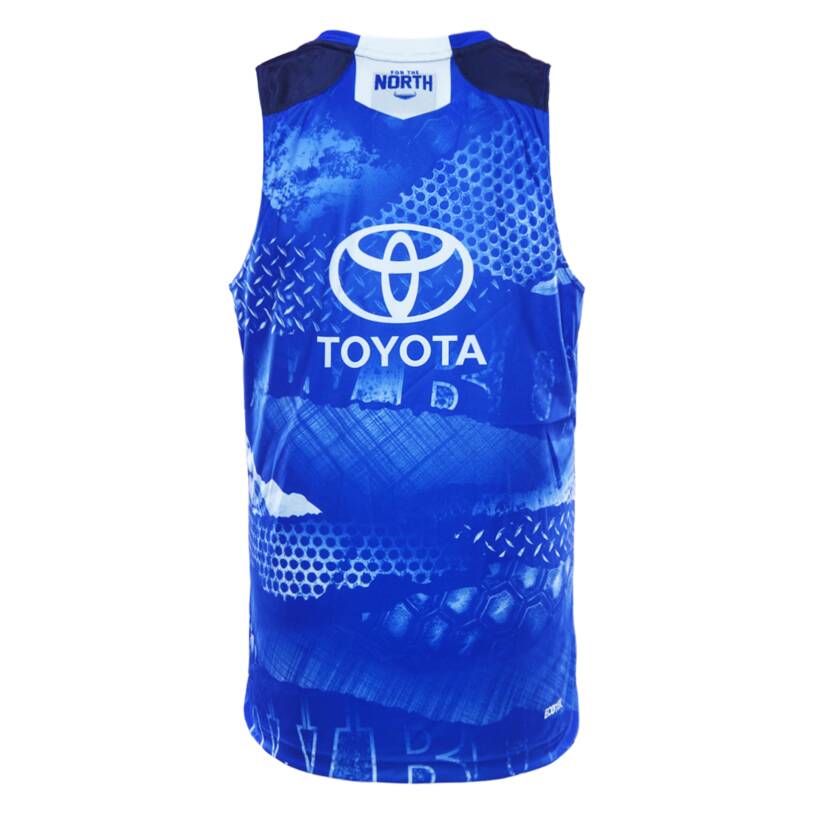 2026 North Queensland Cowboys Training Singlet (Blue)