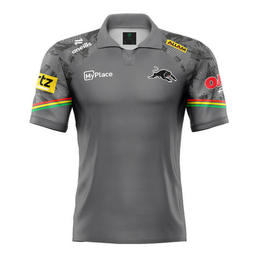 2024 Penrith Panthers Media Polo - Grey