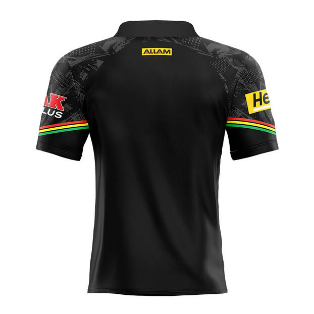 2024 Penrith Panthers Media Polo (Black)