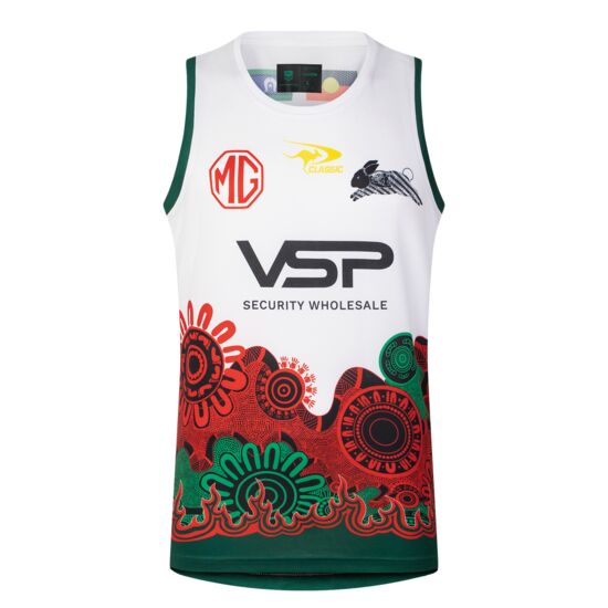 2025 South Sydney Rabbitohs Indigenous Training Singlet