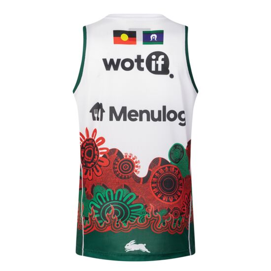 2025 South Sydney Rabbitohs Indigenous Training Singlet