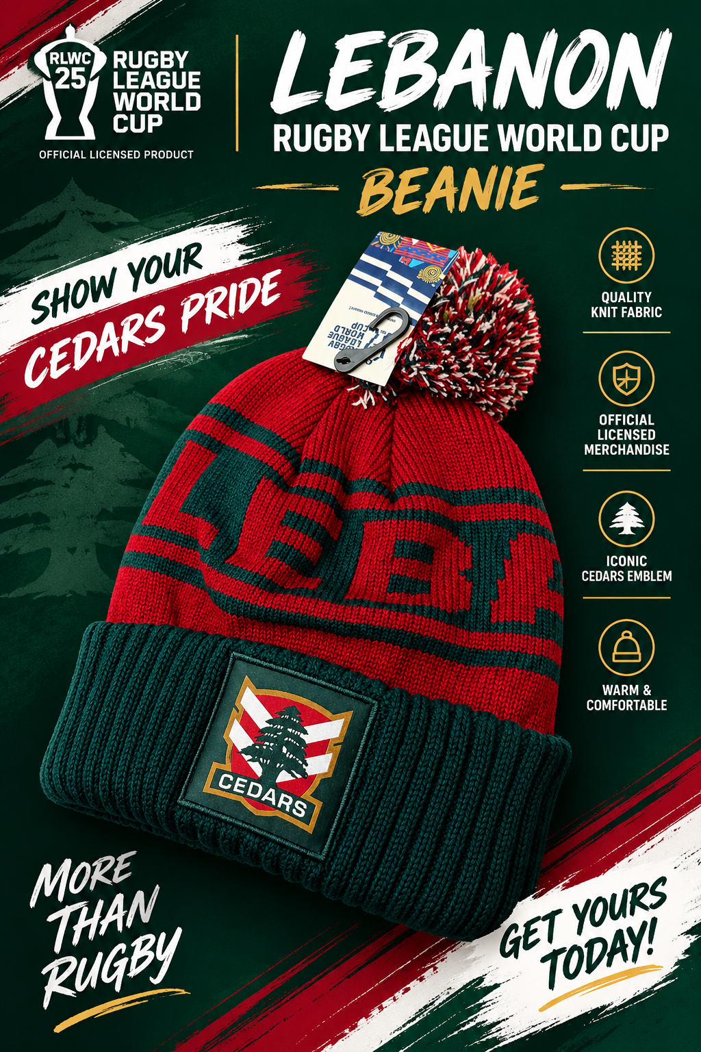 RLWC Lebanon Beanie