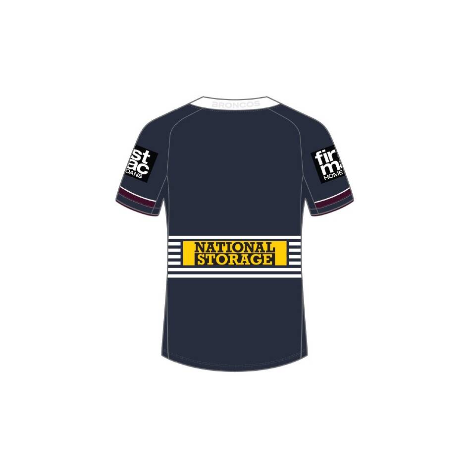 2026 Brisbane Broncos Away Jersey - Kids