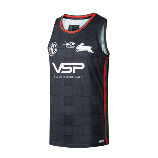 2026 South Sydney Rabbitohs Pro Training Singlet - (Black)