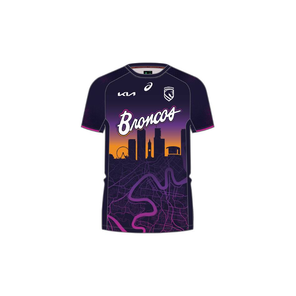 2026 Brisbane Broncos Run Out Tee