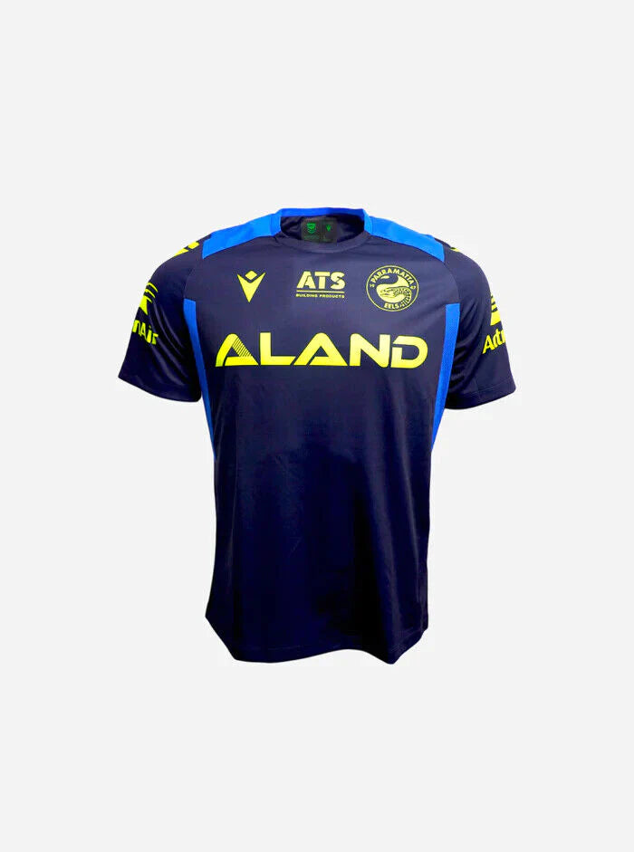 2024 Parramatta Eels Training Staff S/S Shirt (Navy) - Kids