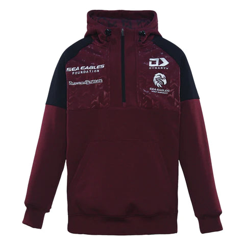 2024 Manly Warringah Sea Eagles 1/4 Zip Hoodie - Kids