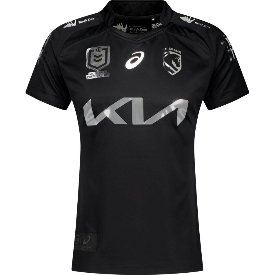 2026 Brisbane Broncos Black Jersey - Ladies