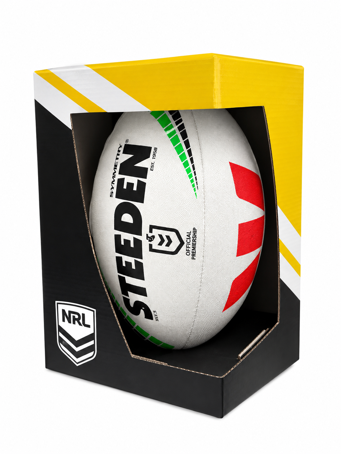 Steeden NRL Premiership Match Ball (Boxed) - Size 5