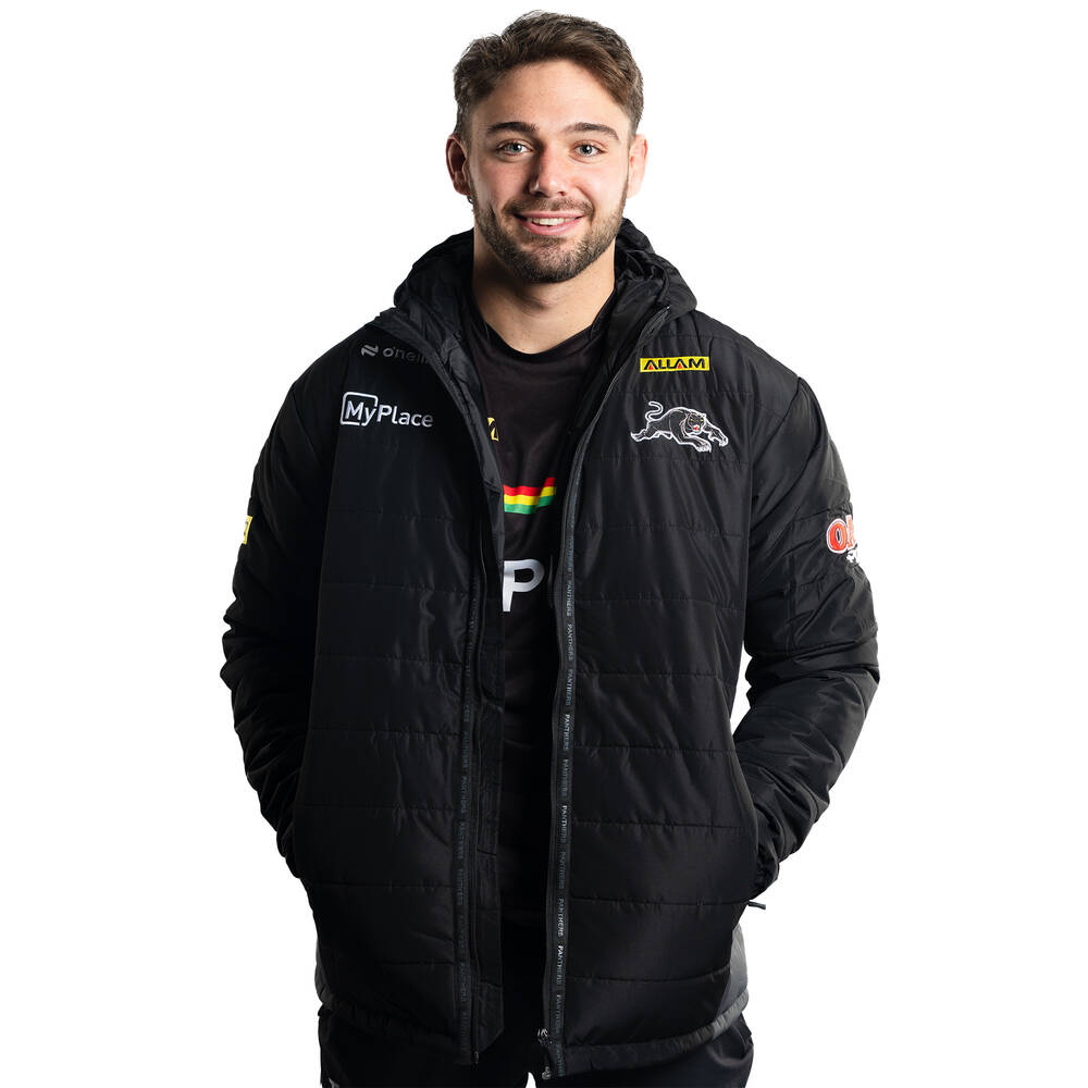 2025 Penrith Panthers Hooded Padded Jacket - Kids
