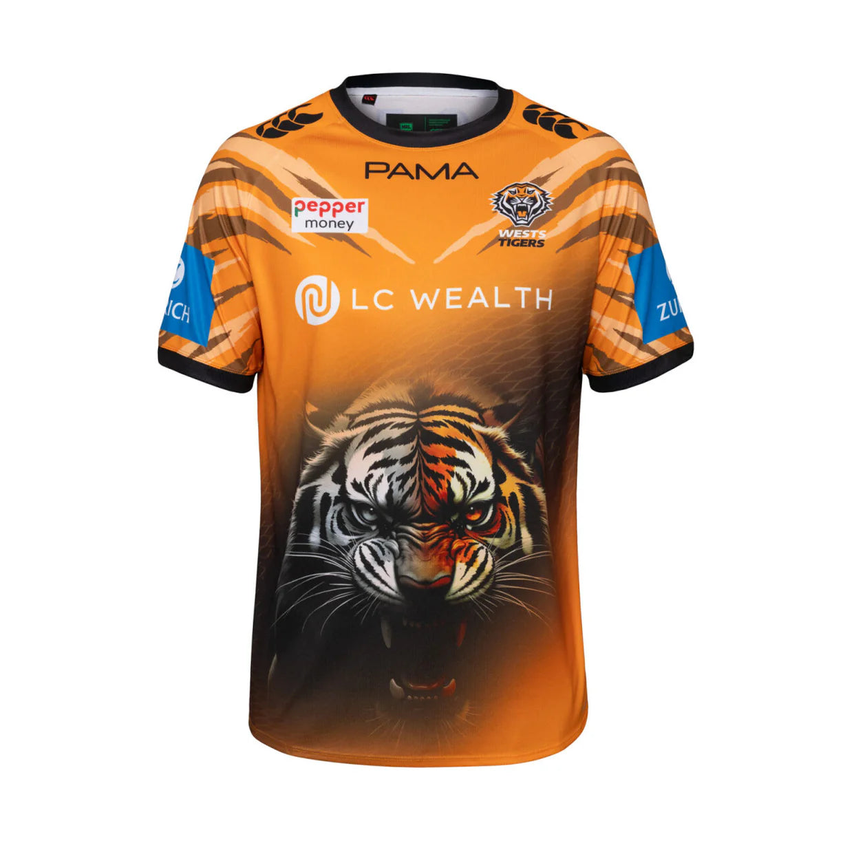 2026 Wests Tigers Training Tee (Orange)