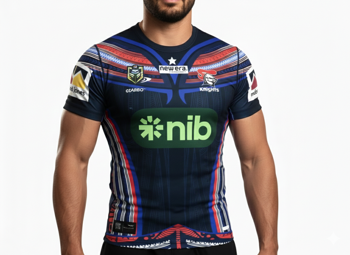2026 Newcastle Knights Pro Warm Up Tee