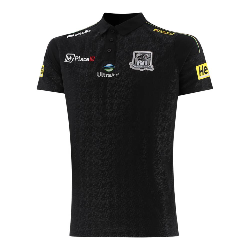 2026 Penrith Panthers Media Polo (Black)