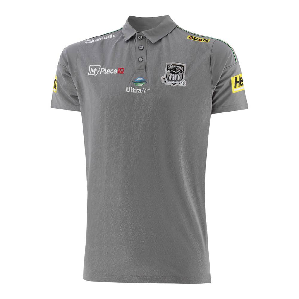 2026 Penrith Panthers Media Polo (Grey)
