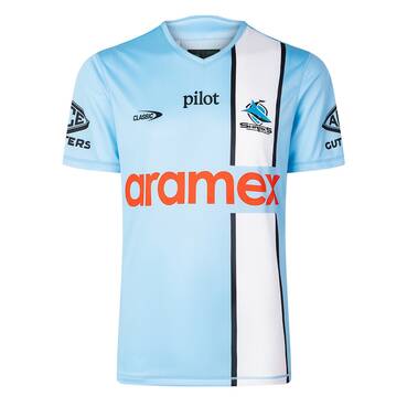 2026 Cronulla Sharks Pro Training Tee (Sky)
