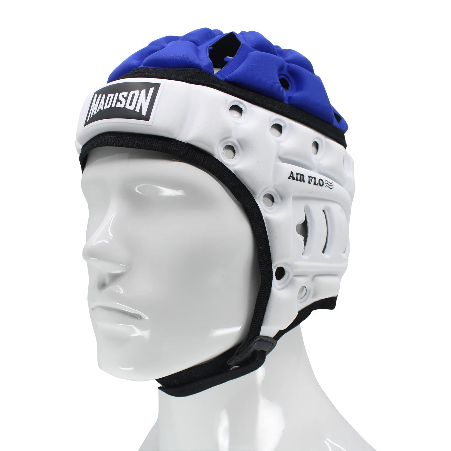 Madison Air Flo Headgear (Blue/White)