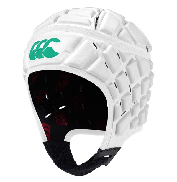 Canterbury Raze Headguard Adults - White/Deep Mint