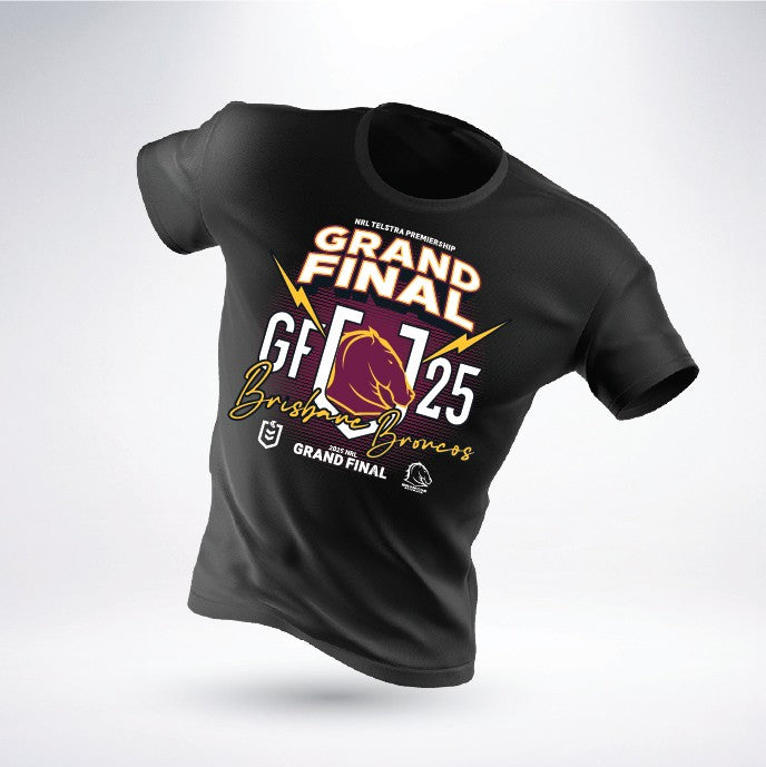 2025 Brisbane Broncos Grand Final Tee (TID)