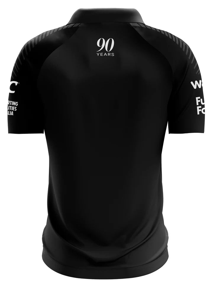 2025 Canterbury Bankstown Bulldogs Media Polo (Black)