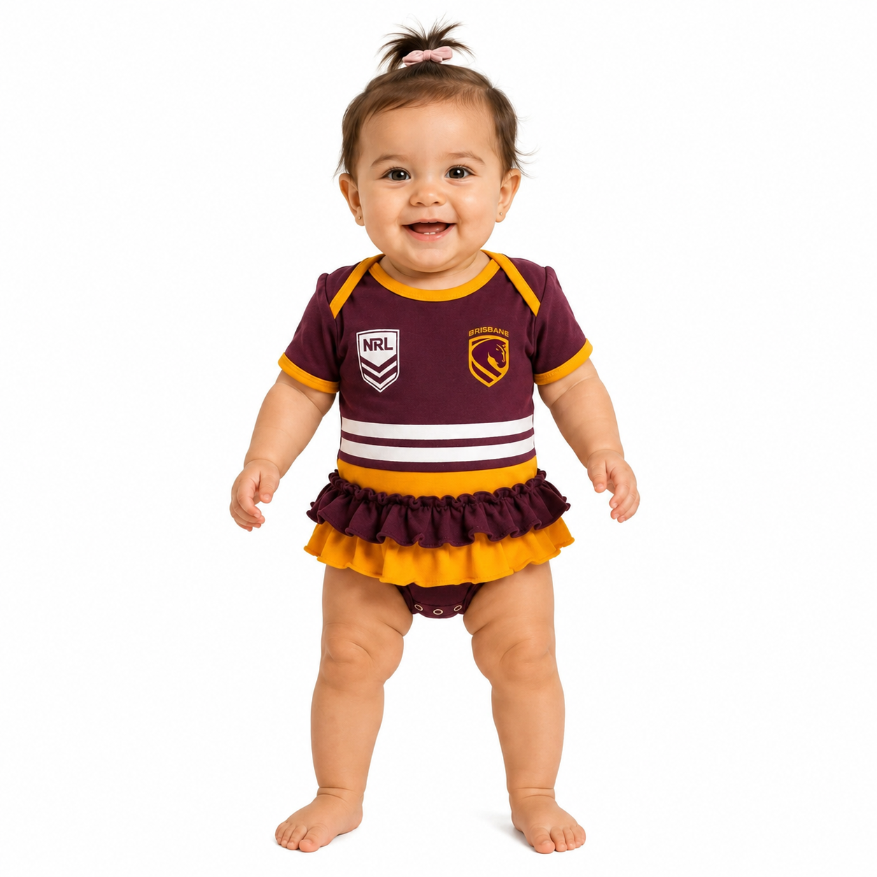 Broncos Footy Suit - Girls