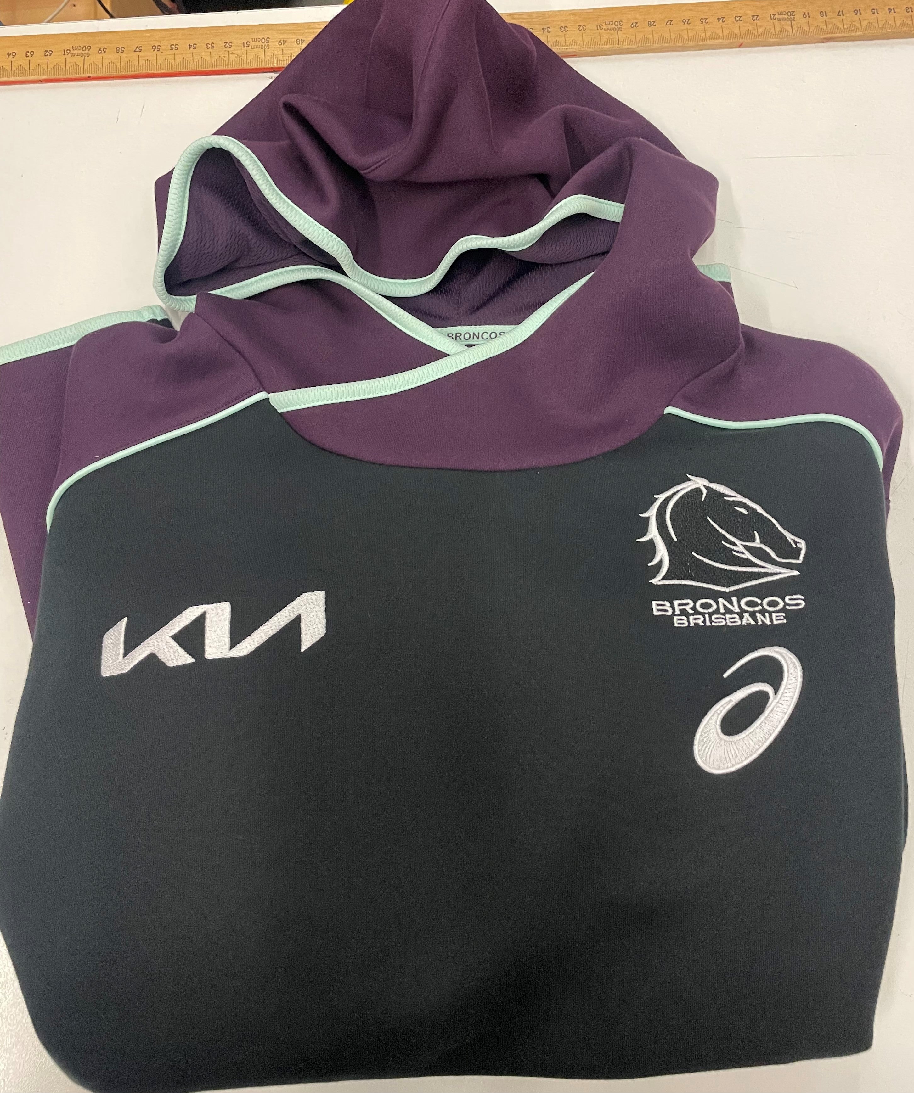 2025 Brisbane Broncos Team Hoodie (Black)