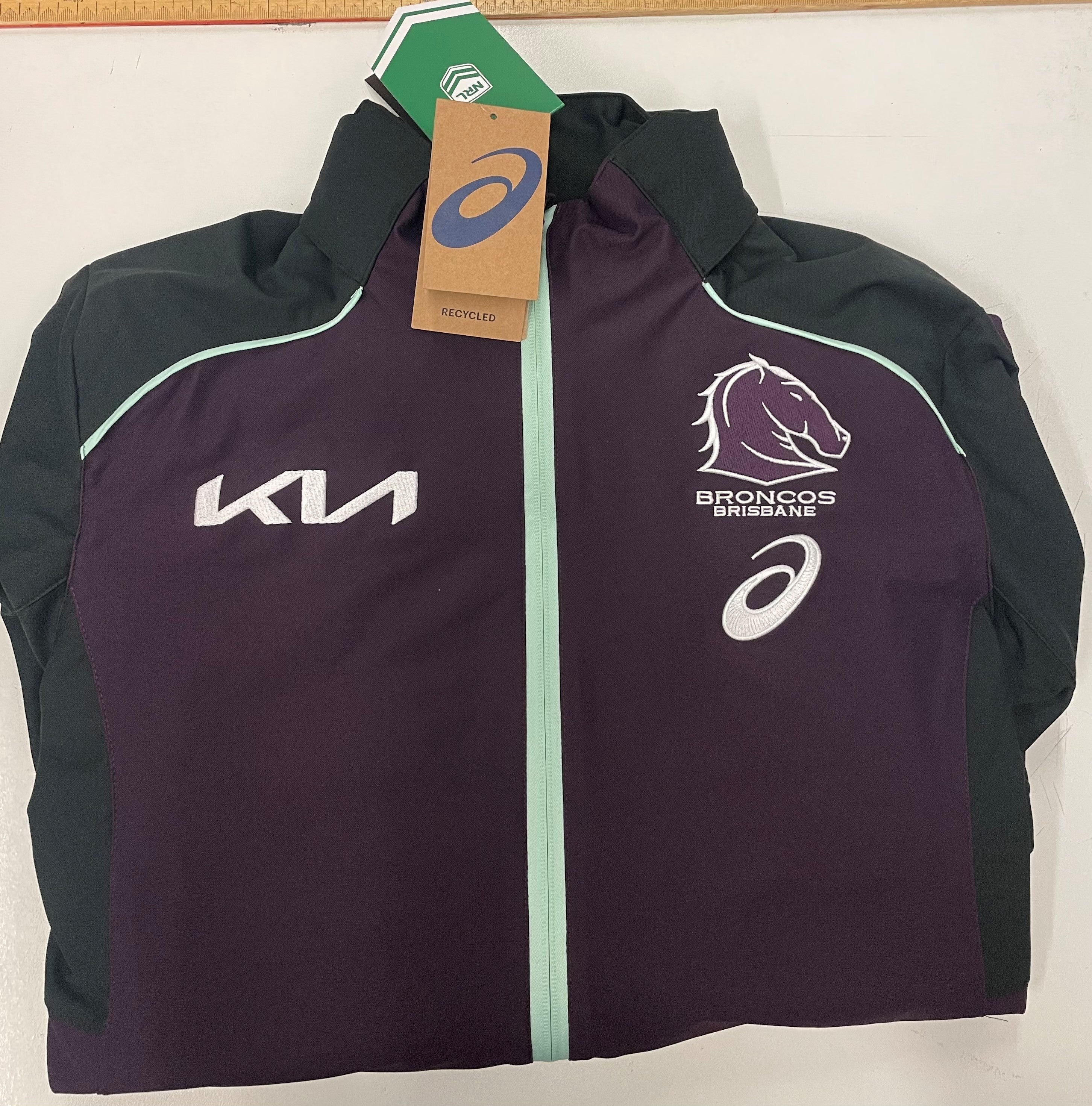 2025 Brisbane Broncos Team Tech Jacket (Maroon)