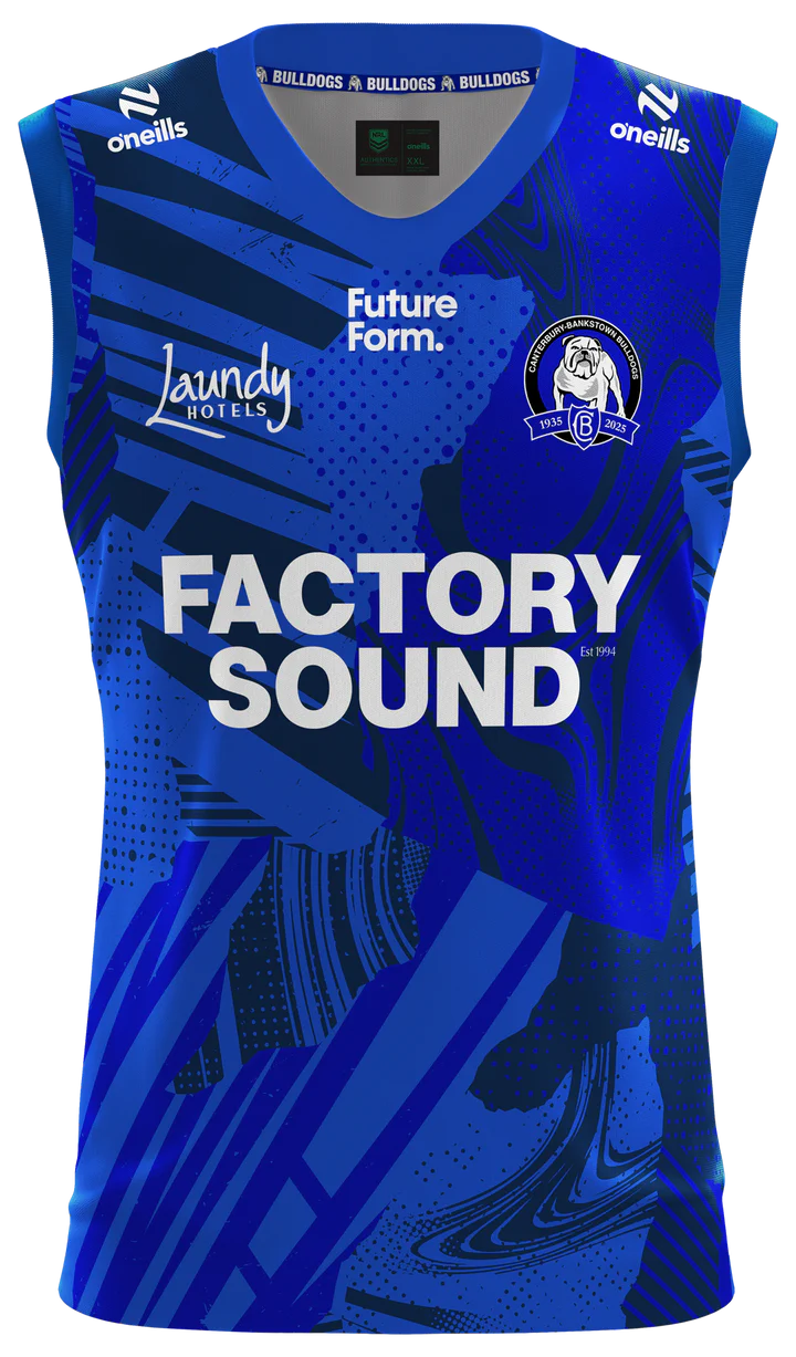 2025 Canterbury Bankstown Bulldogs Training Singlet