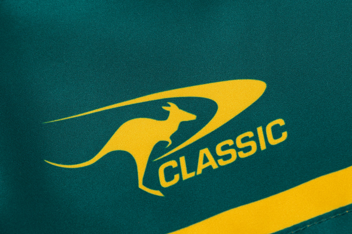 2026 RLWC Australian Kangaroos Performance Gym Shorts (Green)