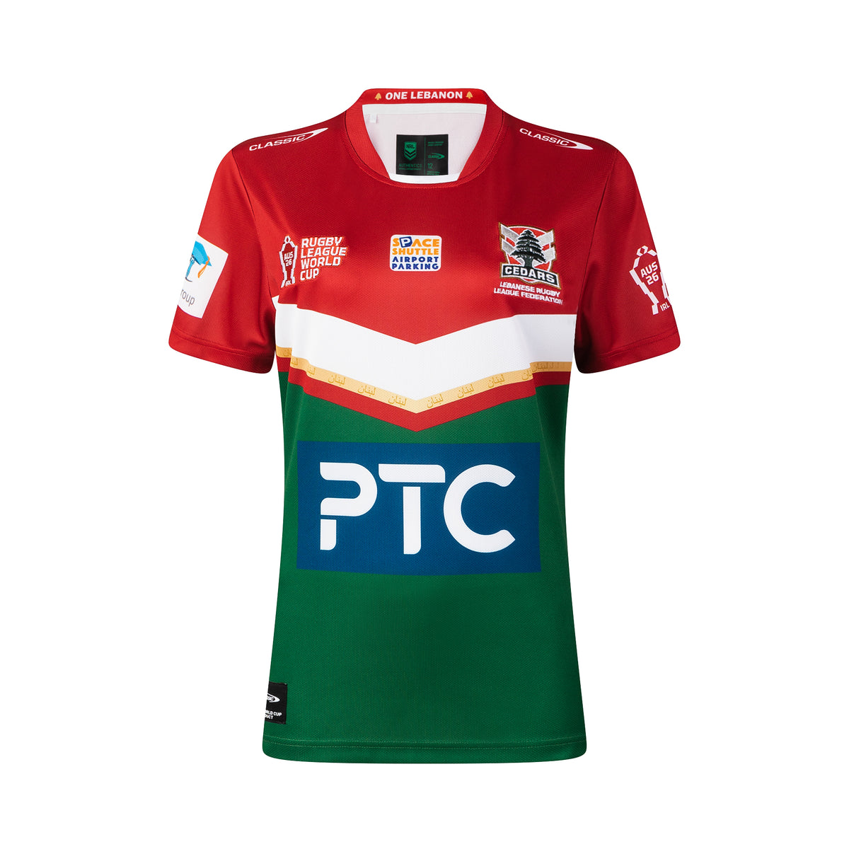 2026 RLWC Lebanon Cedars Home Jersey - Ladies