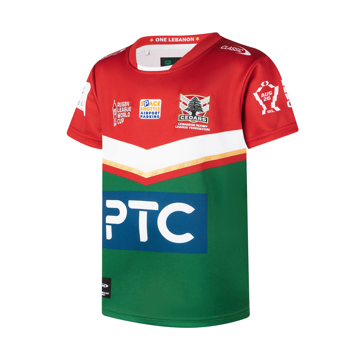 2026 RLWC Lebanon Cedars Home Jersey - Kids