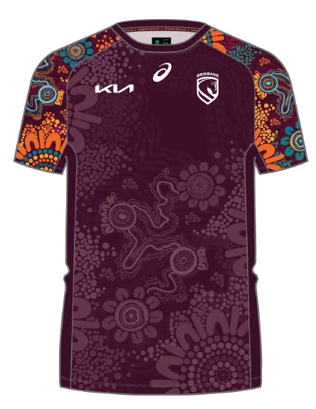 2026 Brisbane Broncos Indigenous Run Out Tee