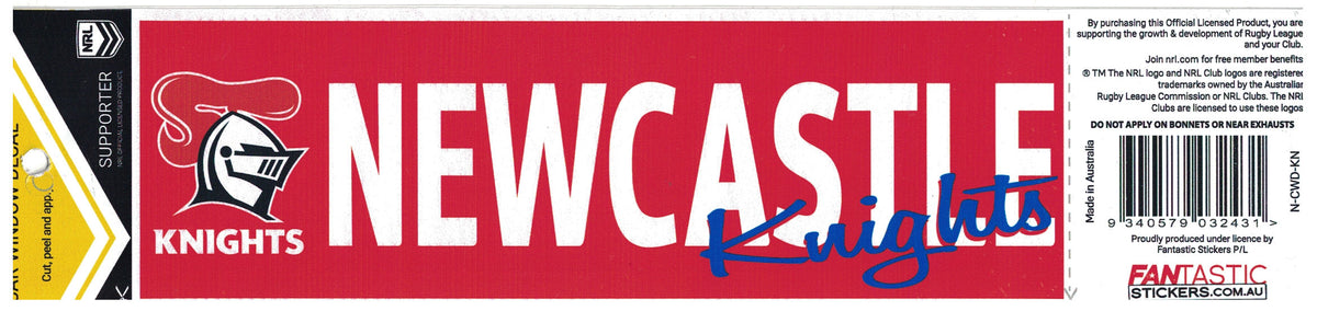 Shop Knights Car Window Sticker | Peter Wynn's Score