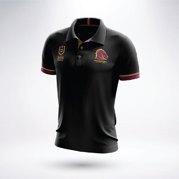 PRE ORDER - 2025 Brisbane Broncos Premiers Polo (TID)