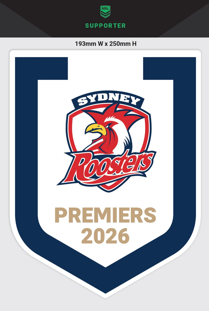 2026 Sydney Roosters Premiers Mega Decal