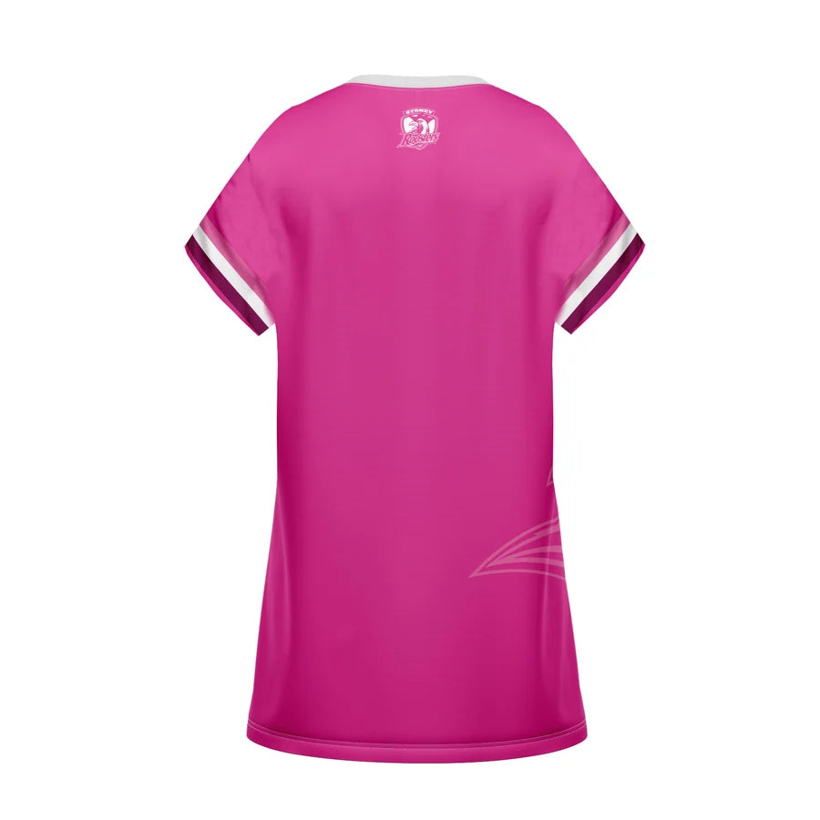 Roosters 'Fuchsia Force' T-Shirt Dress