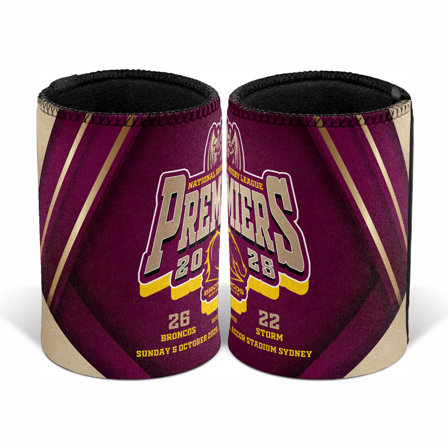PRE ORDER - 2025 Brisbane Broncos Premiers Can Cooler (PH1)