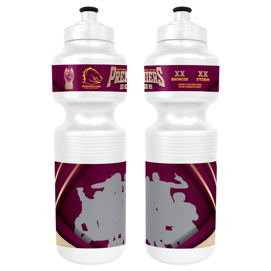 PRE ORDER - 2025 Brisbane Broncos Premiers Drink Bottle